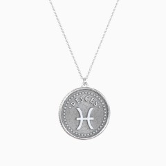 Pisces clearance charm necklace