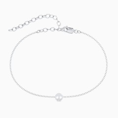 diamond skull anklet