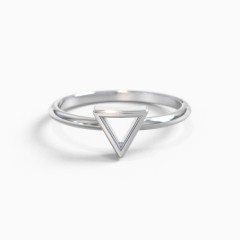 Triangle hot sale stacking ring